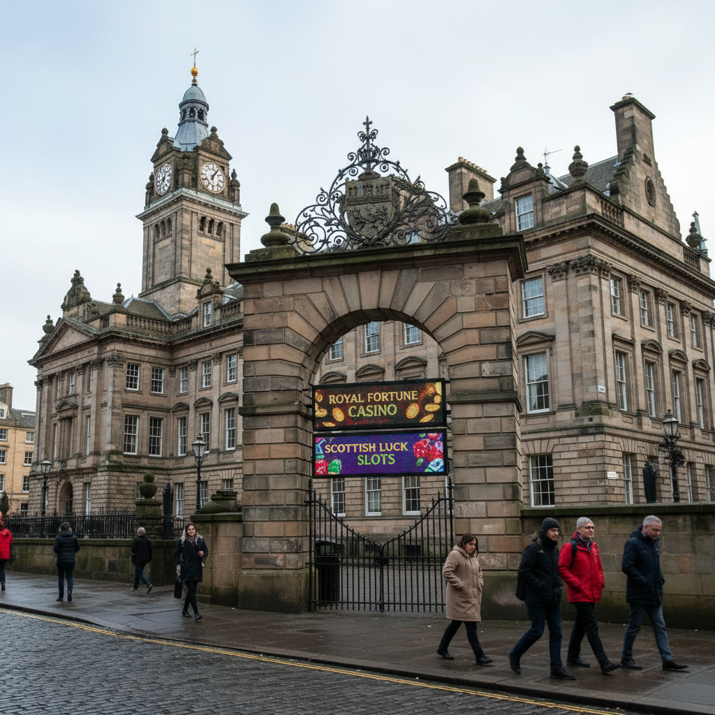 Edinburgh Council-branded website found serving online casino ads